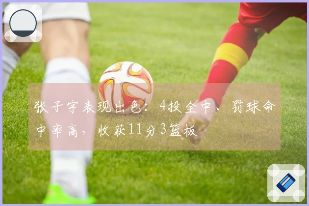 张子宇表现出色：4投全中、罚球命中率高，收获11分3篮板